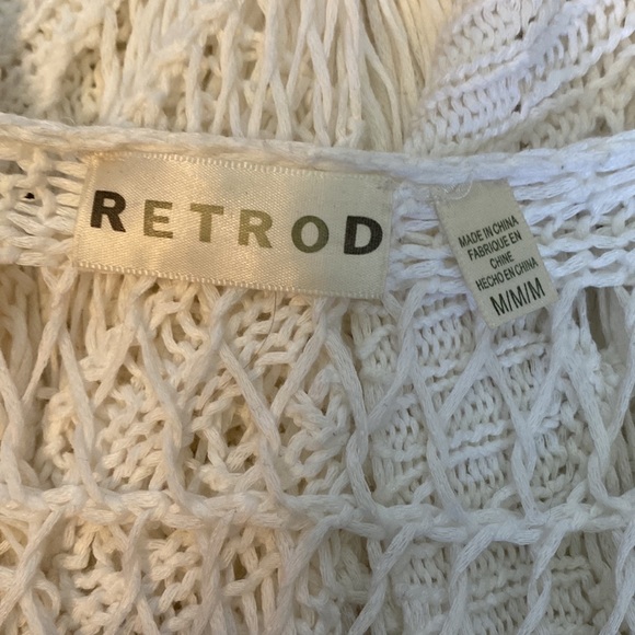 Retrod Knit Fringe Cardigan - Picture 4 of 5